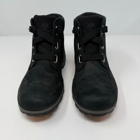 Timberland Hiking Boots Women's 7 Black Suede Leather Hikers Outdoors - Picture 9 of 12